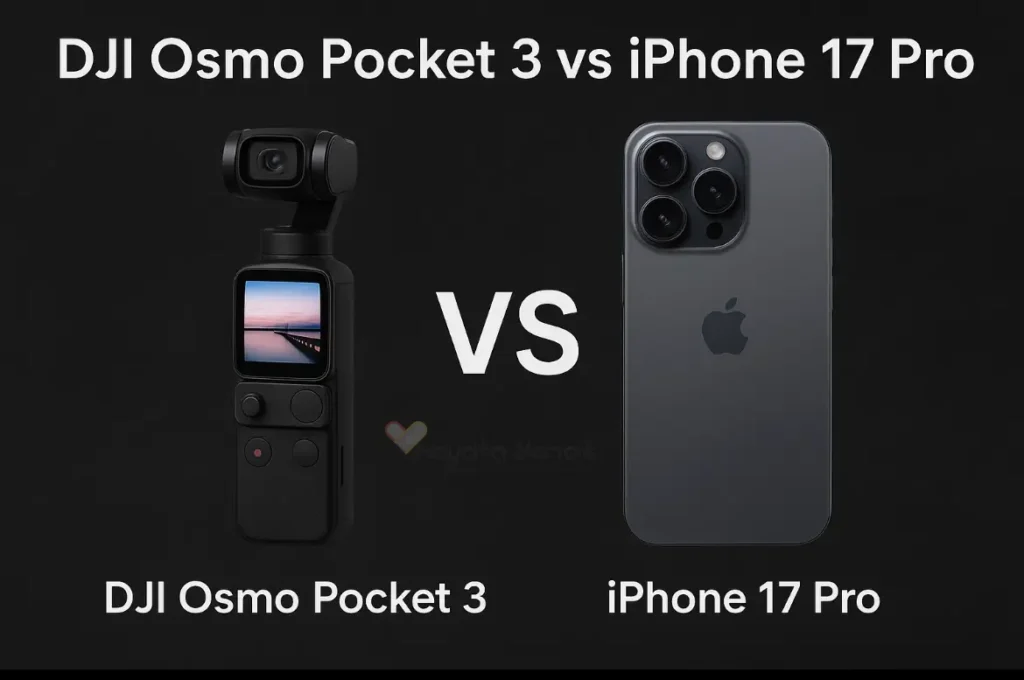 djı osmo pocket 3 vs iphone 17 pro