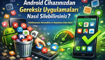 telefondan uygulama silme